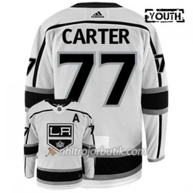 Barn Ishockey Los Angeles Kings Tröja JEFF CARTER 77 Adidas Vit Authentic